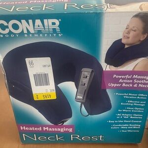 Conair Heated Massaging Neck Rest - Navy